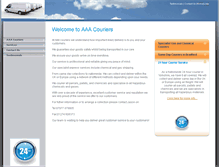 Tablet Screenshot of aaa-couriers.com